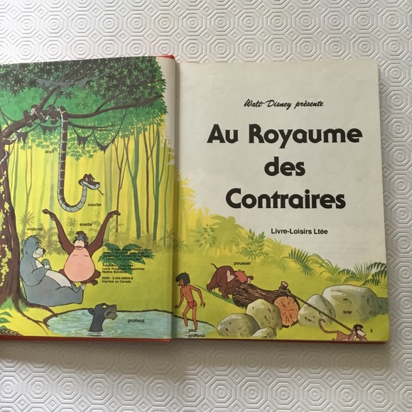[4/35$] Disney Book Au Royaume des Contraires 1976 - Picture 2 of 9